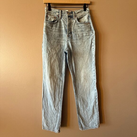 Women's 24 Aritzia Denim Forum The Joni High Rise Loose 29L Button Fly - Picture 2 of 9